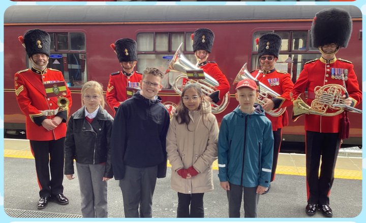 St Teresa's, Class 9 pupils, at the Darlington Train Station redevelopment ceremony