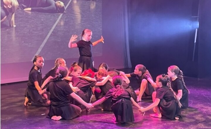 St Teresa's Darlington pupils performing at the Hippodrome 