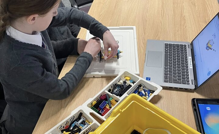 STEM experience during a LEGO Robotics workshop in Darlington