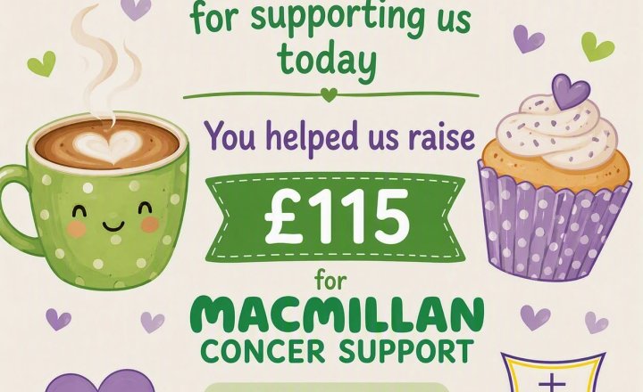 St Teresa's amazing Mini Vinnies raise £115 for Macmillan Cancer Support