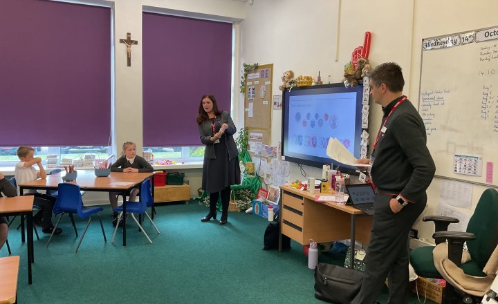 St Teresa's pupils have an exciting visit from HSBC