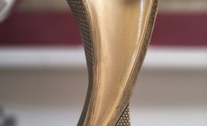 The award given to St Teresa's, Hartlepool, for winning the Kingsley Primary Girls' Football Tournament 