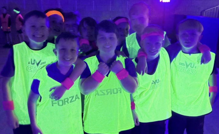 St Teresa's Year 5 children enjoying the UV Cricket Event