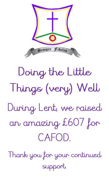 St Teresa's, Hartlepool, raises £607 for CAFOD
