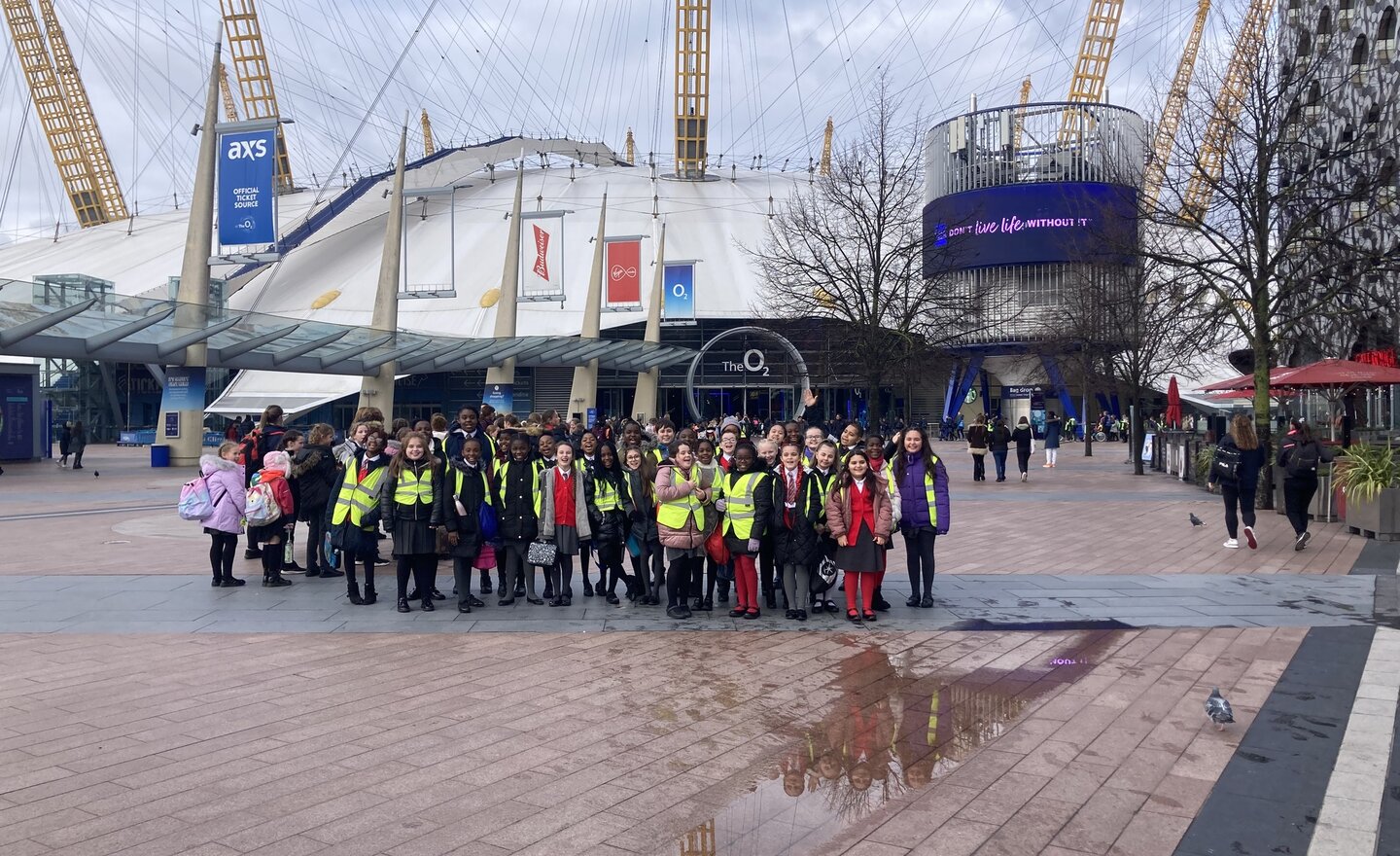 Image of Our choir sing at the 02!