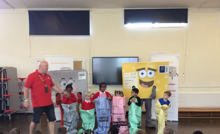 Image of Lenny the Letter visits Reception & Year 1