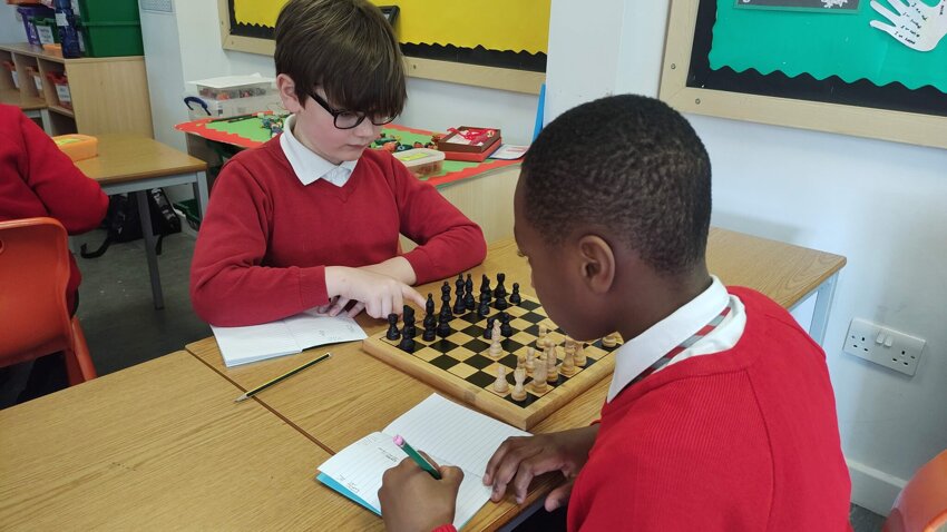 Image of Chess club gets competitive!