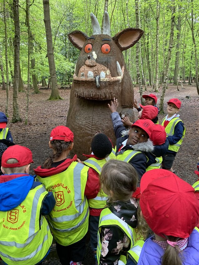 Image of St Luke's search for Gruffalo's