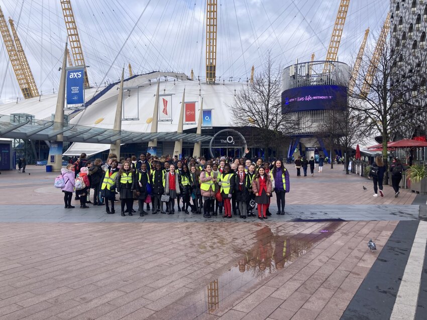 Image of Our choir sing at the 02!