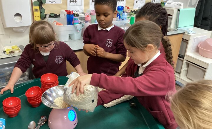 Image of Year 1 Explore Goldilocks and the Three Bears at St Wilfrid’s Bishop Auckland