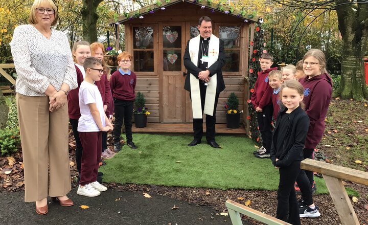 Image of Blessing of Our Renewed Prayer Garden: Caden’s Patch – A Peaceful Place at St William’s Catholic Academy