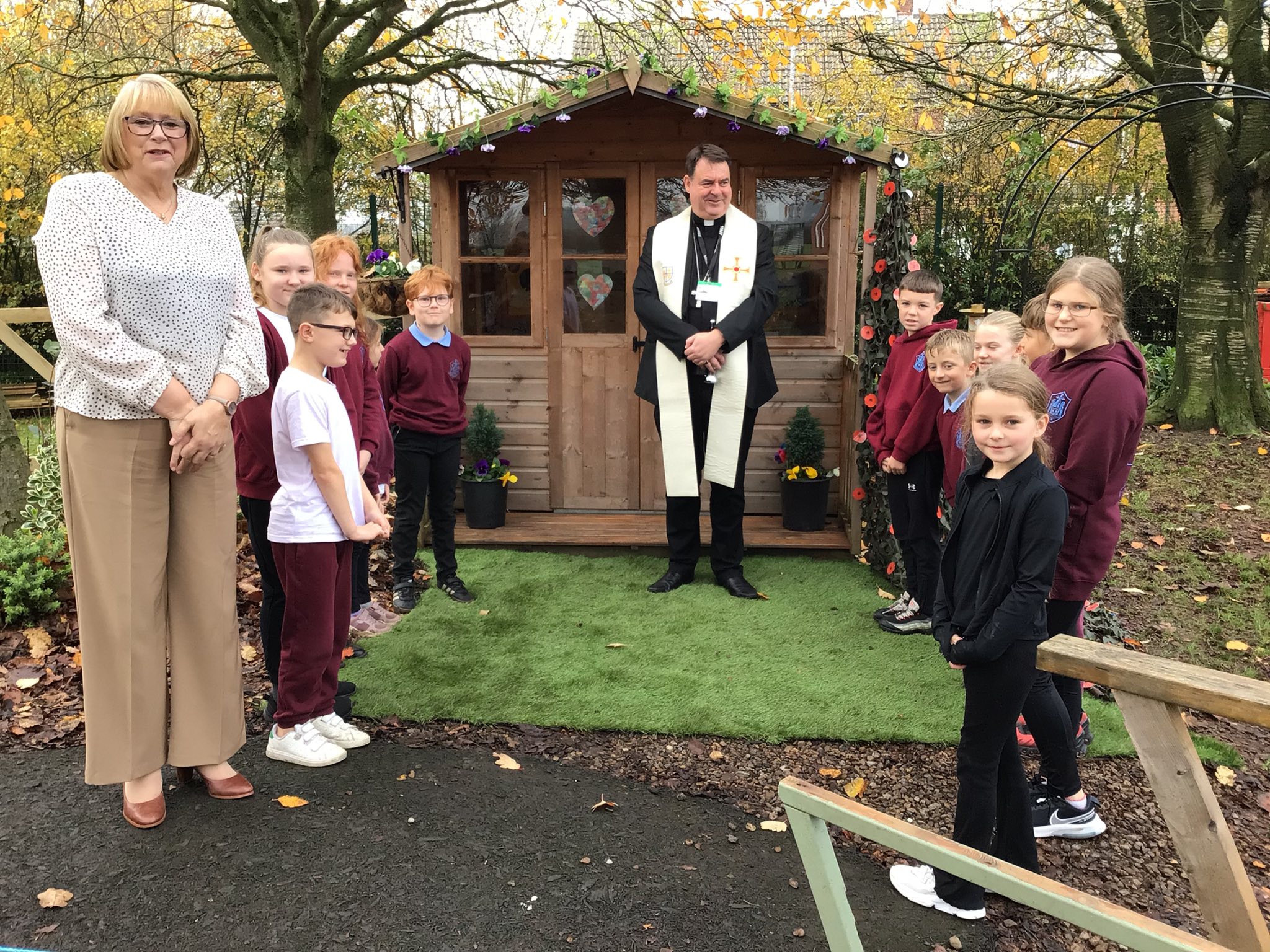 Image of Blessing of Our Renewed Prayer Garden: Caden’s Patch – A Peaceful Place at St William’s Catholic Academy