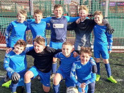 Image of Wyre and Fylde small school's 7 a-side PLATE winners 2025