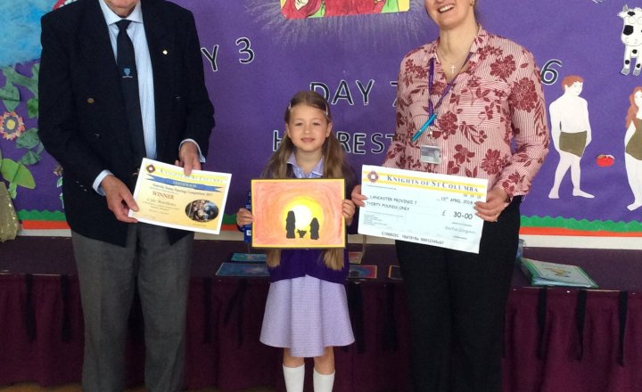 Image of Knights of St Columba Nativity Christmas Card Winner