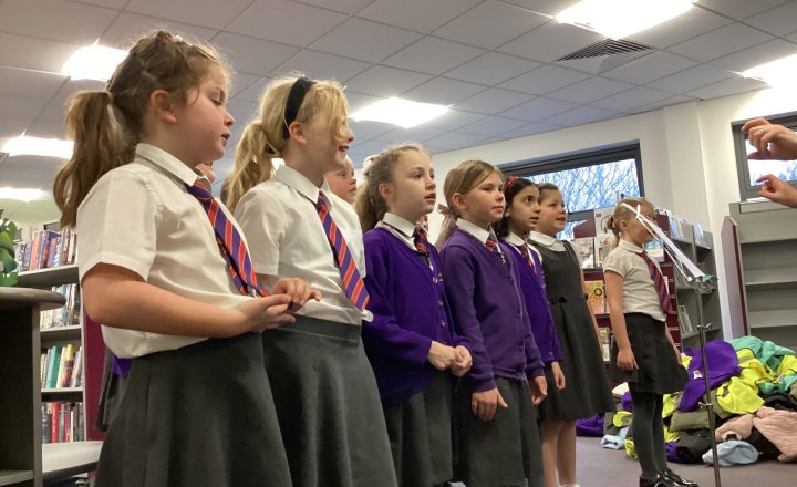 Image of Carol Singing at the Library 