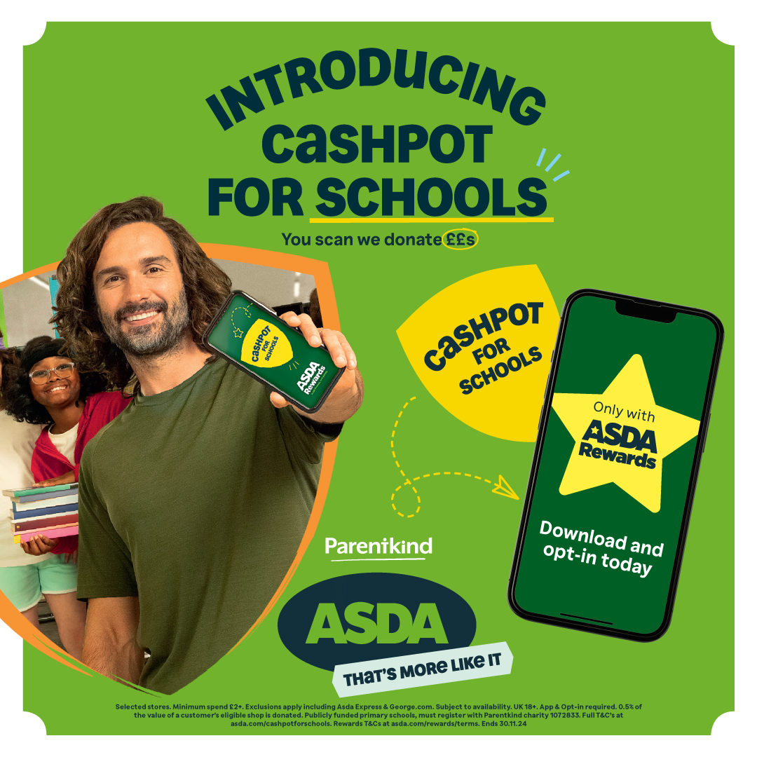 Image of Asda's Cashpot for Schools 