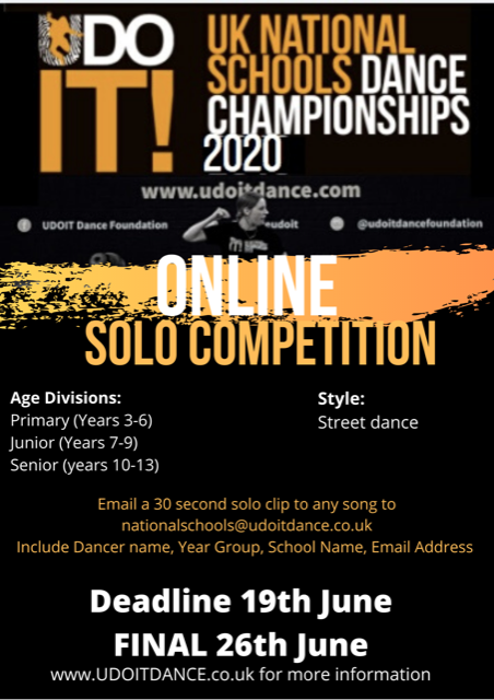 Image of UK National Schools Dance Championships - Online