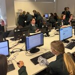 Image of Y8 Girls take part in a national Cyber Security Competition