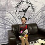 Image of Y7 Student, Jessica Evans competes in her first national skating competition