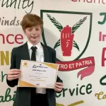 Image of Y8 student, Adam gains the GOLD Award in the UKMT Challenge!