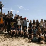 Image of Y10 GCSE Geography Students enjoy their field trip at Formby