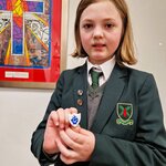 Image of Congratulations to Y7 student, Georgina who has been awarded a Blue Peter Badge!