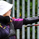 Image of Y8 student, Samantha is a 'Super-Shot'!