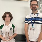 Image of Congratulations Jessica - Winner of  The Mousdell Prize