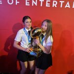 Image of Y8 Students Lily & Florence win the Leeds Rhinos U13s tournament!