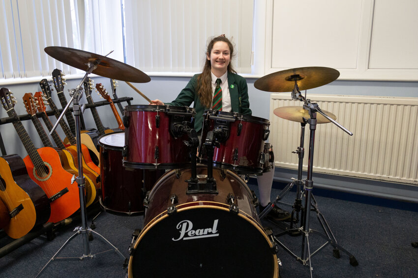 Image of Grade 8 Drumming Success for Jasmine