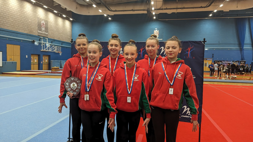 Image of Success at the British Schools Acrobatic Gymnastics Finals