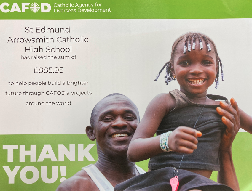 Image of CAFOD Collection Thank you!