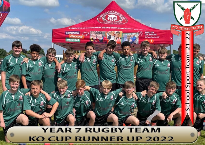 Image of Y7 Rugby Team KO Cup Runner Up 2022