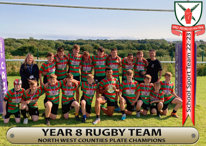 Image of Y8 RUGBY SUCCESS - NW COUNTIES PLATE CHAMPIONS!