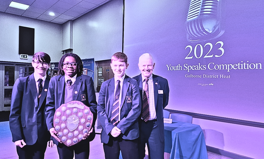 Image of Y9 Boys WIN the Rotary Youth Speaks Competition!