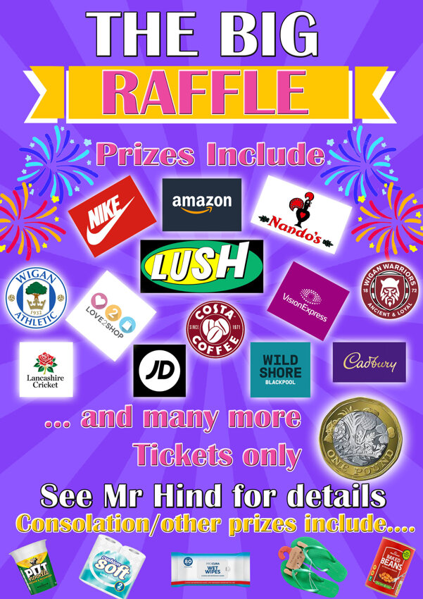 Image of THE BIG RAFFLE - £1 a strip! 