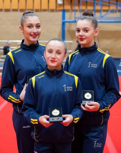 Image of SEA gymnasts enjoy great success at the Acro Gymnastics NW Championships!