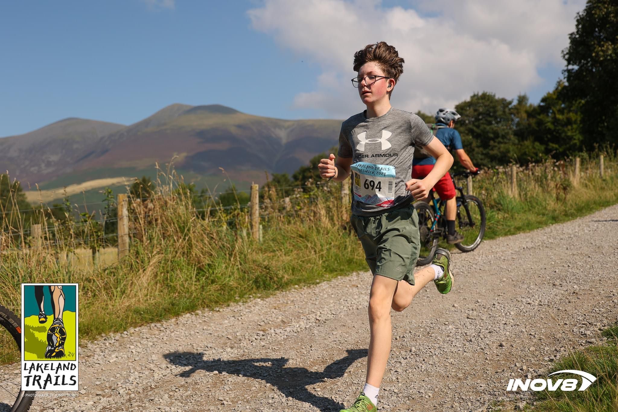 Image of Y10 student, Dylan is a running inspiration!