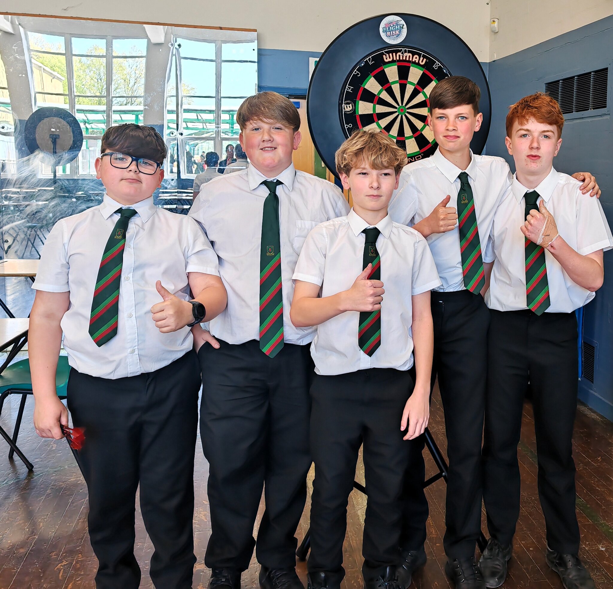 Image of The inter-school DARTS competition continues ... 