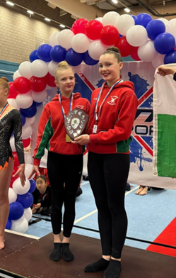 Image of Y8 students, Eva and Libby become U14 British Schools Champions!