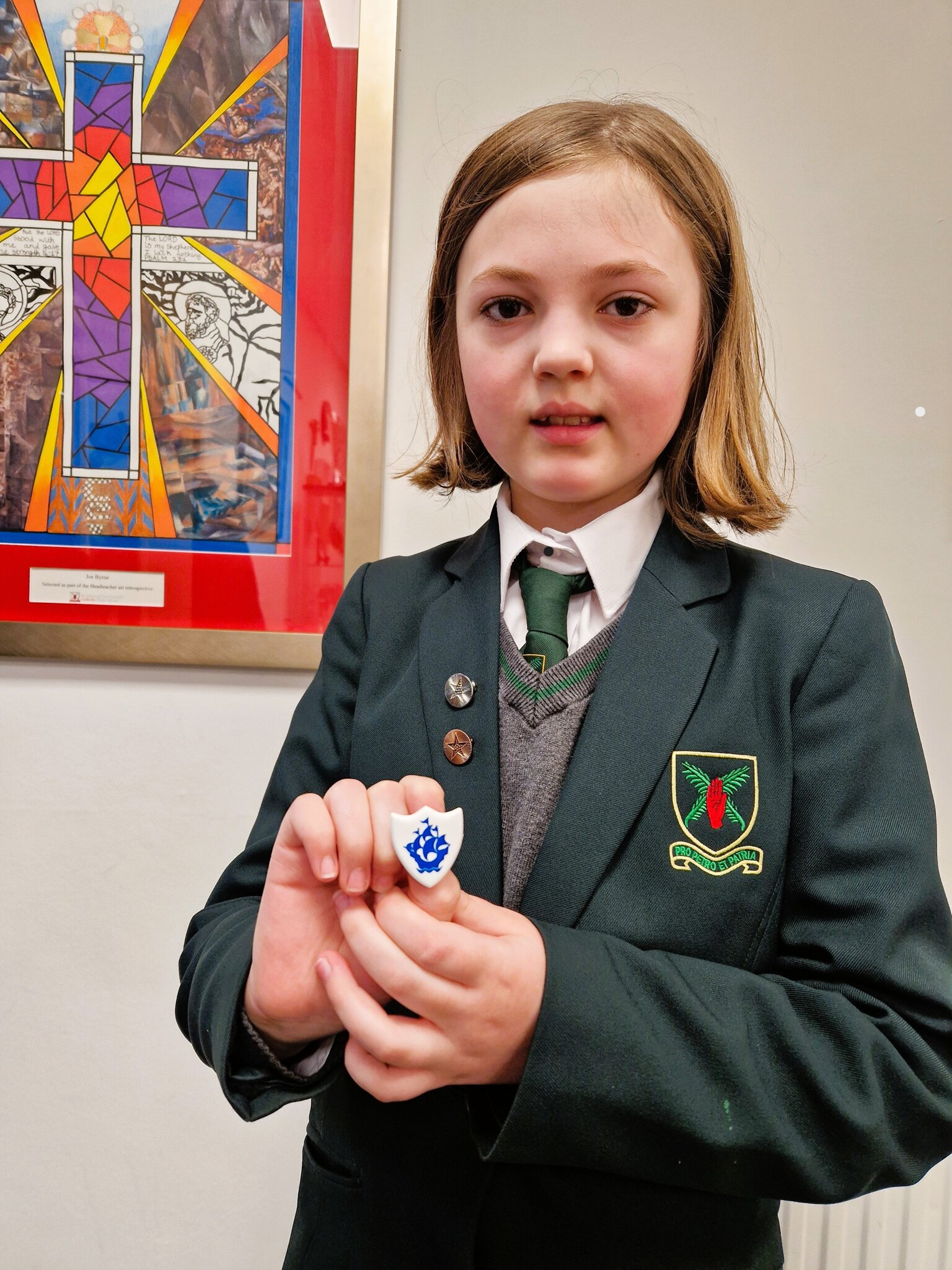 Image of Congratulations to Y7 student, Georgina who has been awarded a Blue Peter Badge!