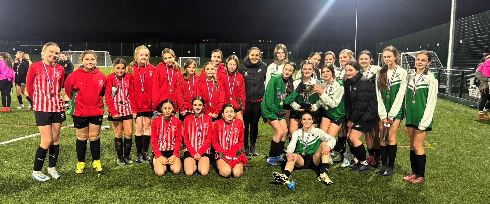 Image of Y9/Y10 Girls' Football team win the Wigan Schools finals!!