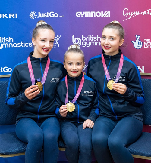 Image of SEA students compete at the Acrobatic Gymnastics NDP British Finals!