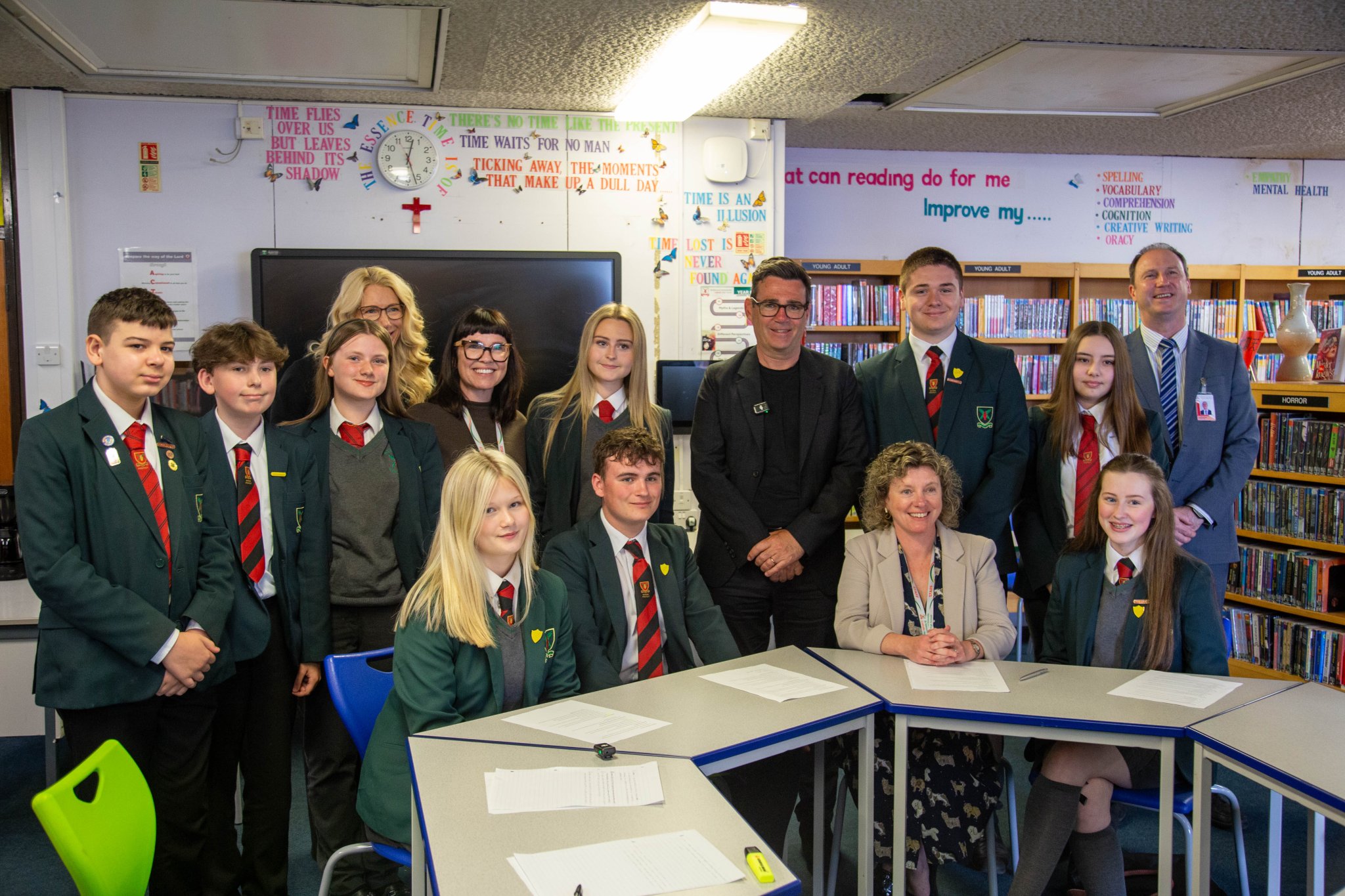 Image of Mayor Andy Burnham Visits Our School