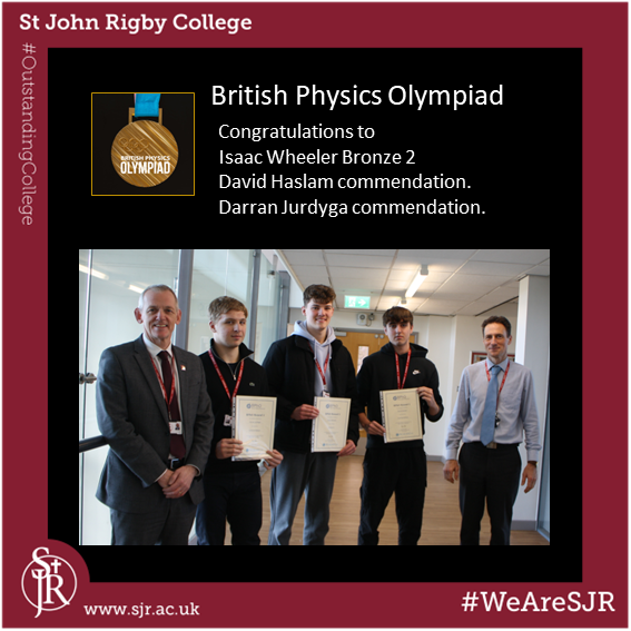 Image of Ex-Student Isaac Wheeler achieves success in Physics Olympiad