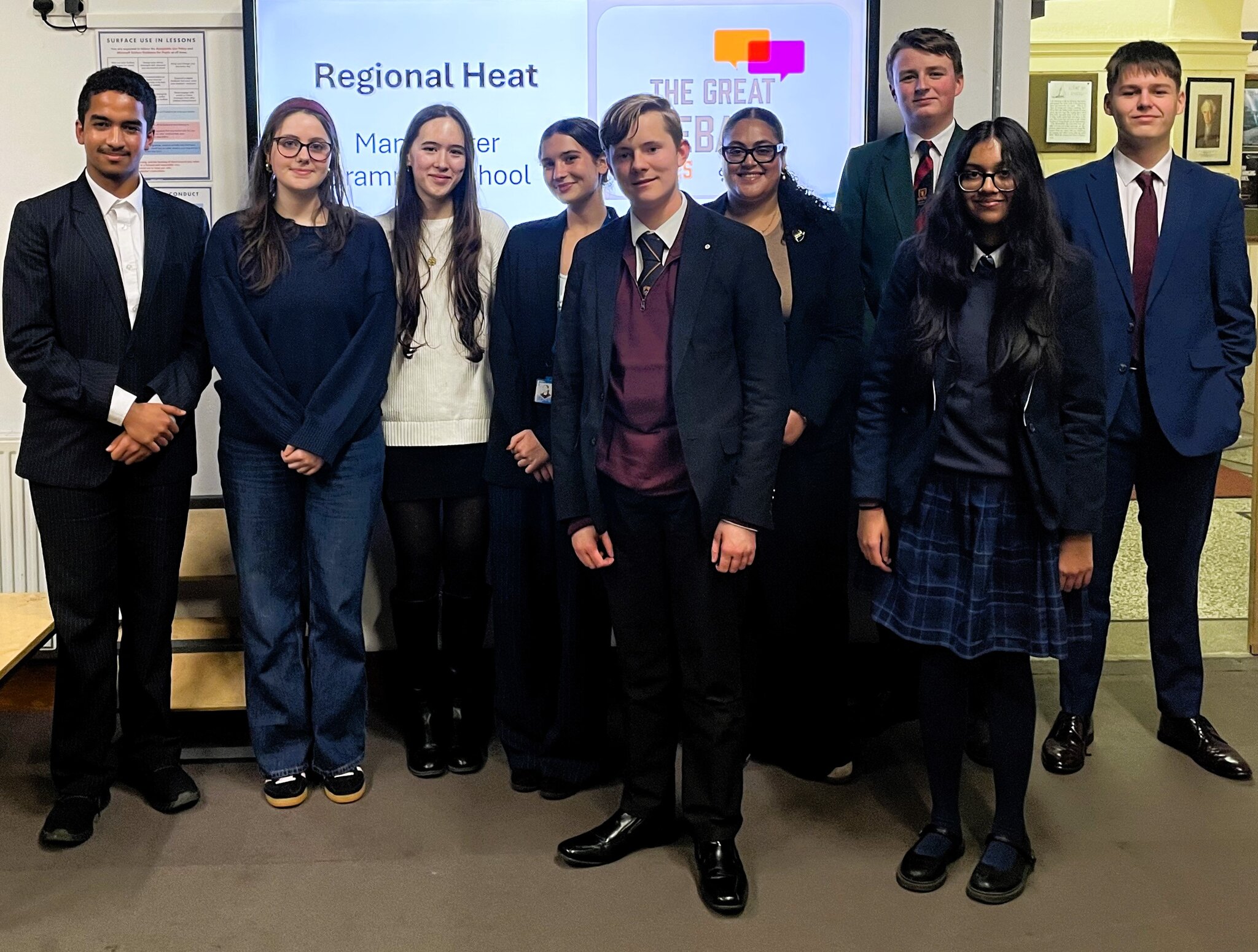 Image of Y11 student takes part in the regional heat of the Great Debate 2025!