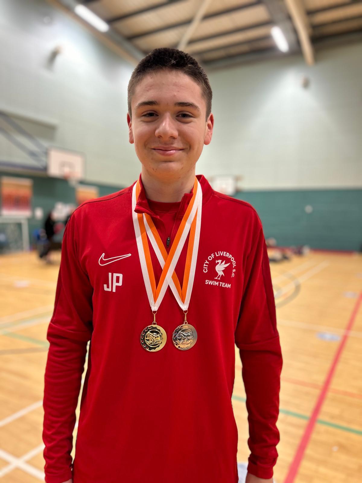 Image of Y10 swimmer, Joshua Paul qualifies for the Lancashire County Championships