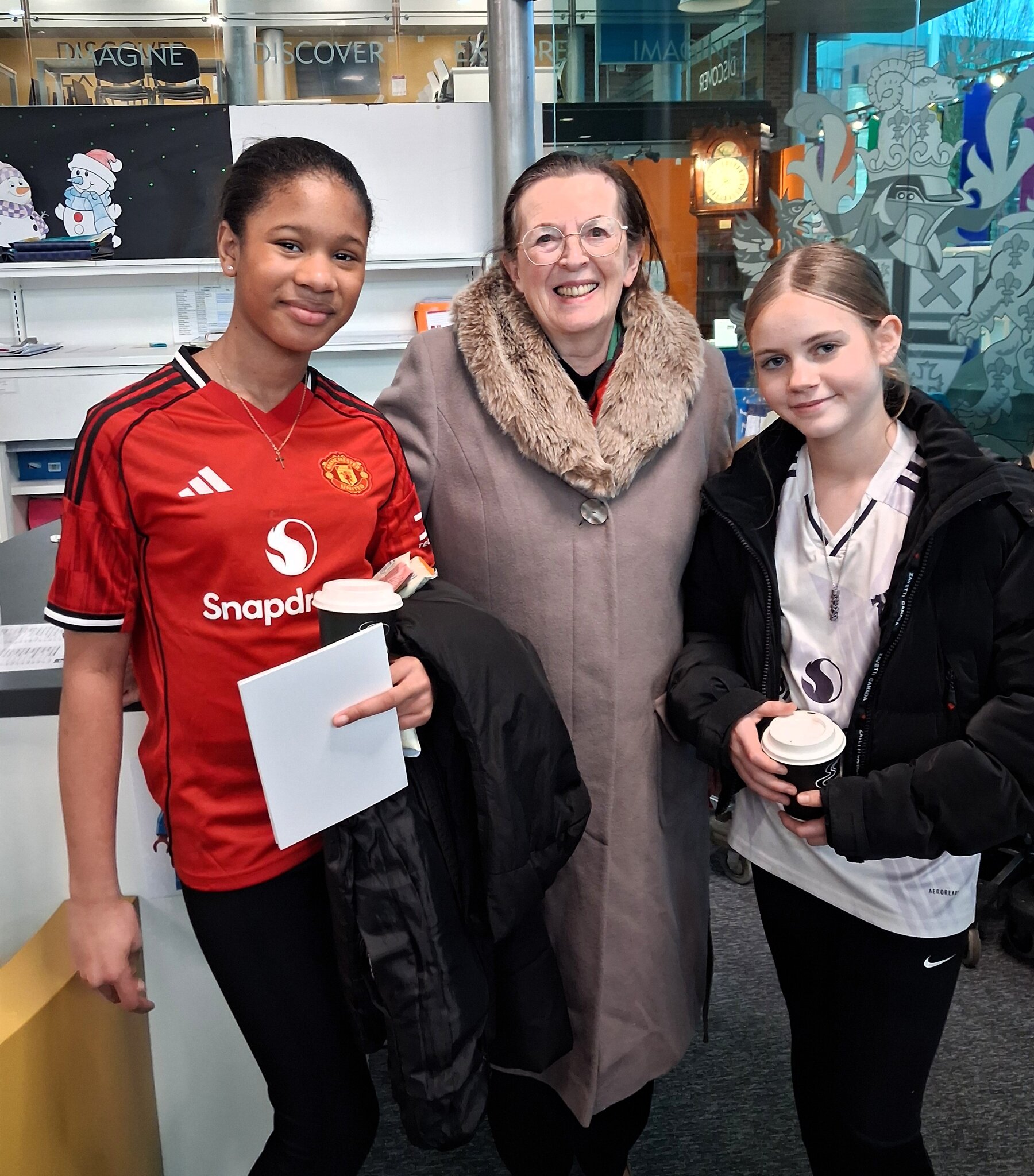Image of Y7 Students attend the National Year of Reading Event at St Helens Library