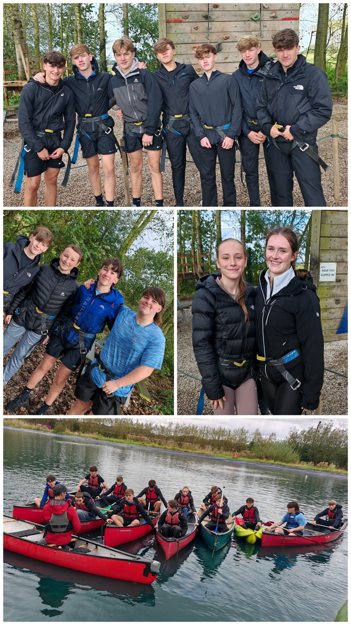 Image of Y11 students have a great time on the river!