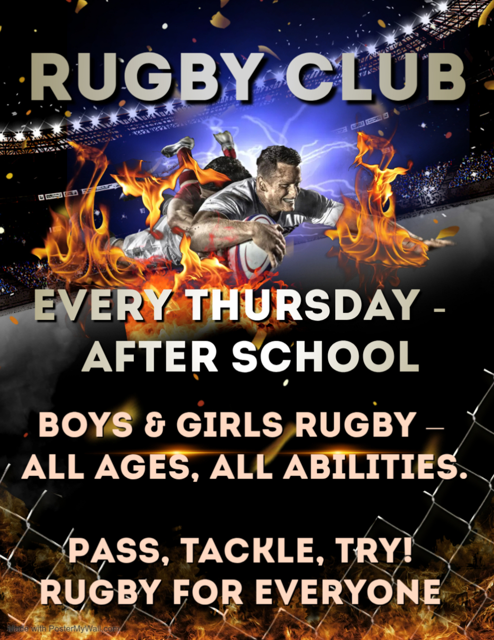 Image of Rugby Club Launches for All at St Edmund Arrowsmith High School